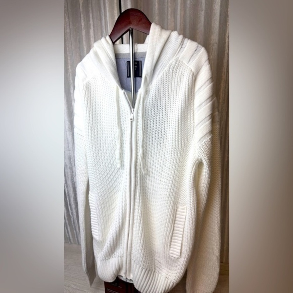 Fried Denim Women’s Hooded Zip up Sweater Size Small NWT​